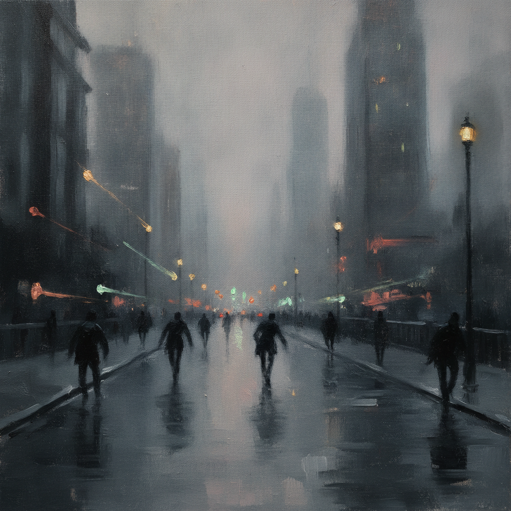 Through the Shifting Cityscape: Embracing Courage in the Face of Dread